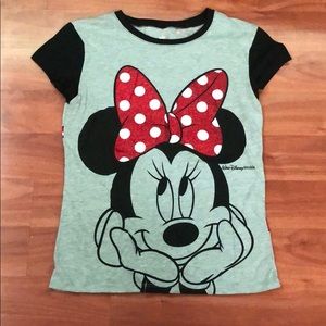 Walt Disney World Girls Minnie Mouse Tee / Size XL
